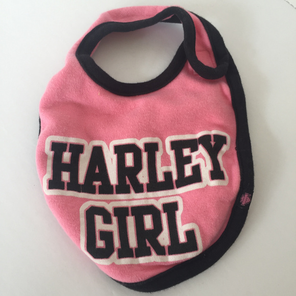 Harley Davidson Pink Bib - Picture 1 of 2